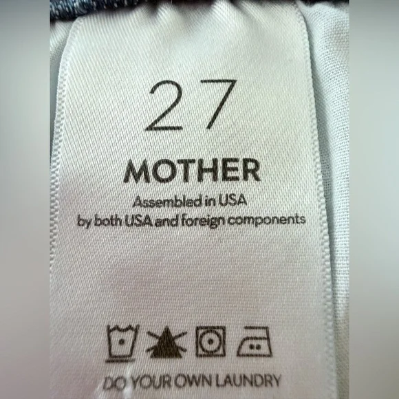 MOTHER the Kick It grasping at straws size 27 denim jean - Picture 9 of 10